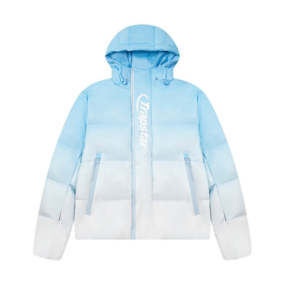 Trapstar Gradient Print Hooded Down Jacket